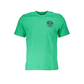North Sails Green Cotton T-Shirt -   -  North Sails.